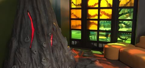 Rullan tulivuori, jonka kyljillä voi kiipeillä.