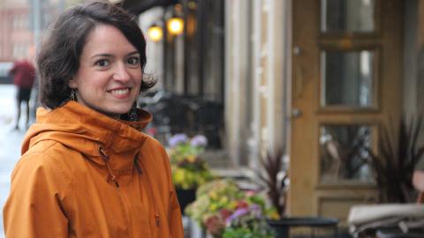 Tampere Talent Ambassador Celine Kylänpää Pyynikintorilla