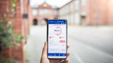 Tampere.Finland-sovelluksen näyttö, jossa näkyy hiilijalanjälkilaskuri.