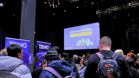 Job Fair Tampere event at Tampere-talo 14.3.2024