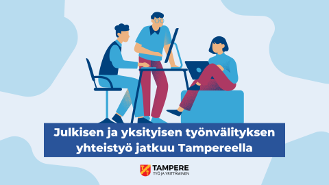 Piirroshahmoja pöydän äärellä.