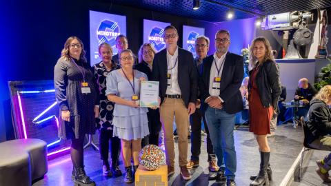 Paikalla vastaanottamassa palkintoa oli useita edustajia eVakan 4pack-kaupungeista: Espoosta, Tampereelta, Turusta sekä Oulusta. 