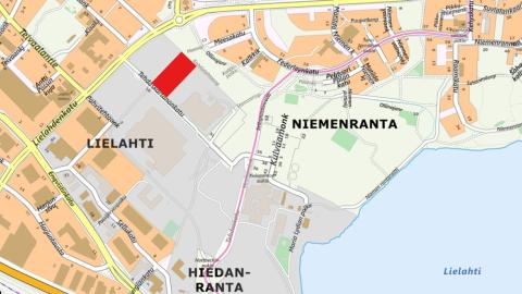 Kotelotehtaanpuistikon sijainti kartalla.