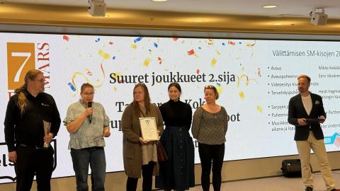 Välittämisen SM-kisojen Koko kaupungin siisteystalkoiden kisajoukkue