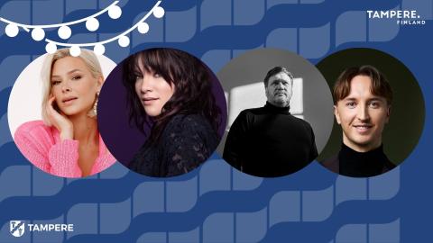 Matilda Wirtavuori, Hanna Pakarinen, Samuli Edelman and Ilmari Nurminen.