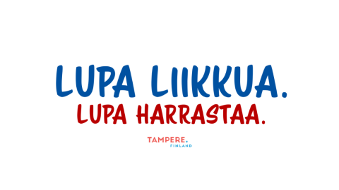 Lupa liikkua Lupa harrastaa -toiminnan logo