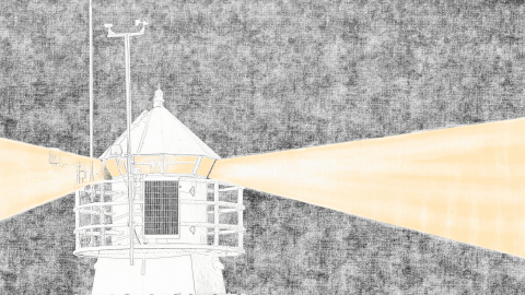 An illustration of a magnificent lighthouse.