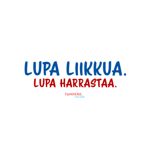 Lupa liikkua Lupa harrastaa -toiminnan logo