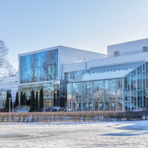 Tampere-talon julkisivu.