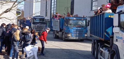 Penkkariajot keväällä 2022.