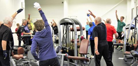 Ohjattua kuntosaliharjoittelua Ikurissa