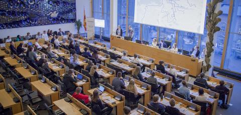 Youth council meeting at Tampere City Hall.