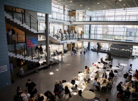 Sammon keskuslukion pääaula opiskelijoineen