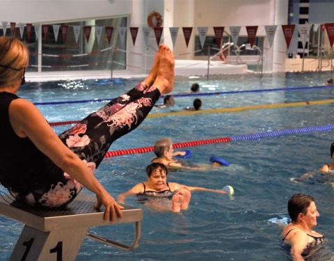 Vesijumppaa Tesomalla