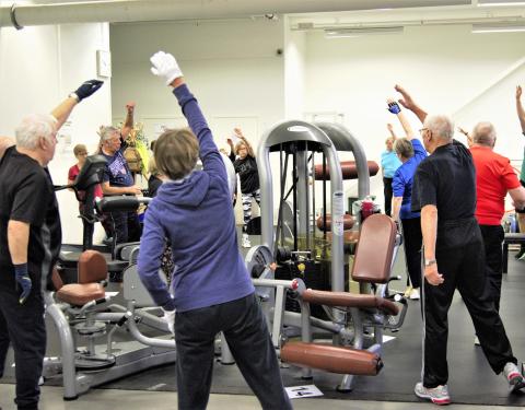 Ohjattua kuntosaliharjoittelua Ikurissa