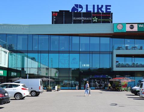 Lielahtikeskuksen ulkokuva.