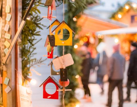 Handcrafts at the Tampere Christmas Market.