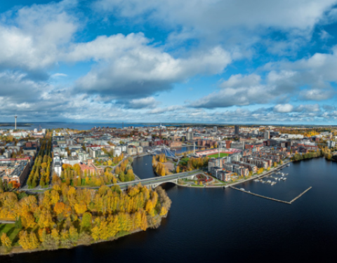 Ilmakuva Tampereesta