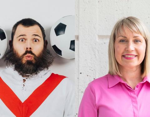 Simon Llewellyn ja Anne-Mari Jussila