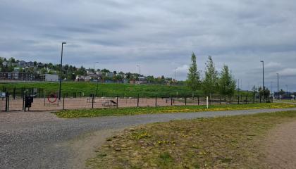 Santalahden koirapuisto.