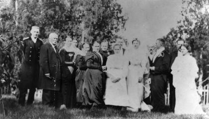 Hääseurue Haiharassa.