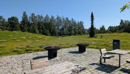 K. J. Gauffinin puiston grillauspaikka.