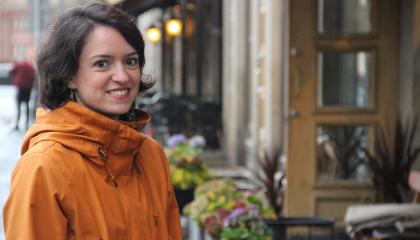 Tampere Talent Ambassador Celine Kylänpää Pyynikintorilla