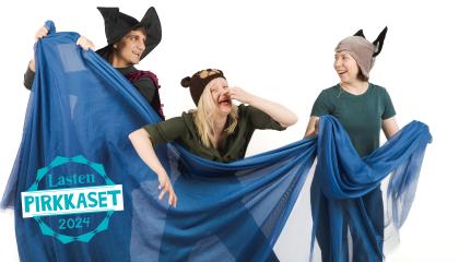 three actors posing.