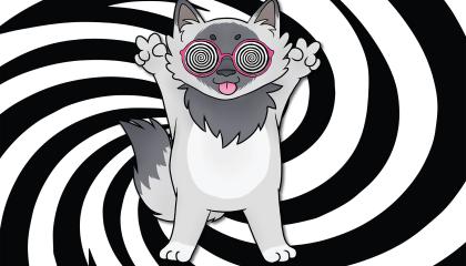 Monicon-tapahtuman tunnushahmo. 