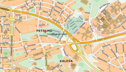 Litukanpuiston kenttä kartalla.