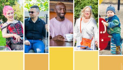 Kuvakooste erilaisista tamperelaisista.