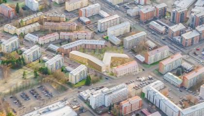 Havainneilmakuva Vanhasta Domuksesta.