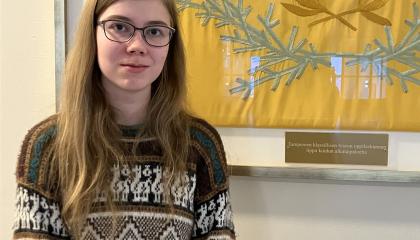 Kuvassa Inka Tanskanen, josta juttu kertoo.