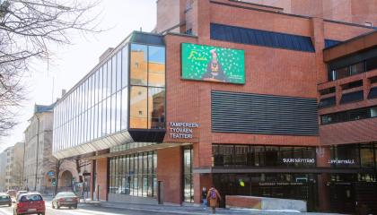 Tampereen työväenteatterin julkisivu