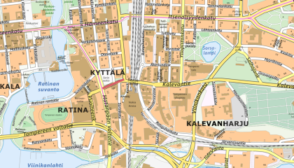 Vuolteenkadun katutyö kartalla