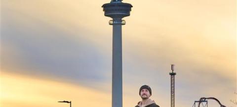 Dronen lennätystä Näsinneulan luona.