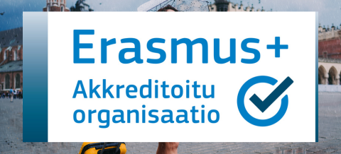 Erasmus+Akkreditoitu organisaatio logo