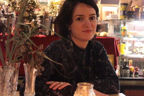 Tampere Talent Ambassaodr Celine Kylänpää kahvilassa