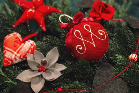 Christmas decorations.