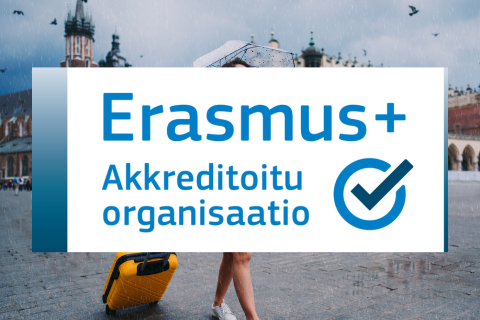 Erasmus+Akkreditoitu organisaatio logo