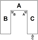 Tampereen kansainvälisen koulun kartta.