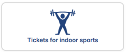 Tickets for indoor sports.