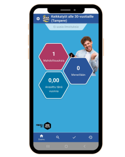 Nappaa keikkatyö tausta